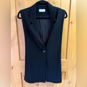 Sage The Label - Ryder Side Open Vest – Size M - Black - NWT